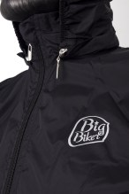 Cortavientos Negro detalle cuello